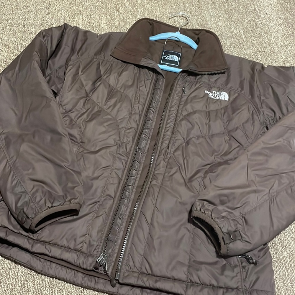 The North Face Brown 550 Puffer Jacket Down Filled Size Small